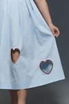 Thumbnail View 6: Mare Mare Strapless Cut-Out Hearts A-Line Midi Dress