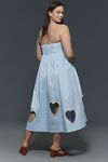 Thumbnail View 7: Mare Mare Strapless Cut-Out Hearts A-Line Midi Dress