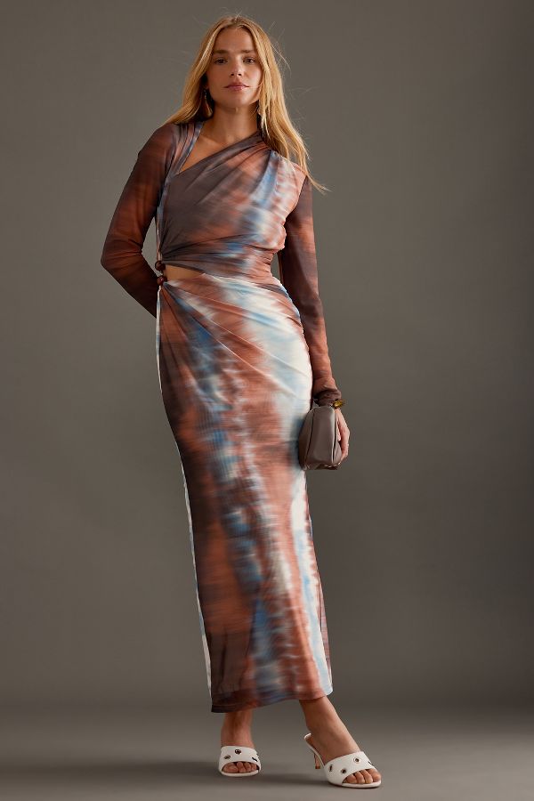 Slide View: 1: Significant Other Nina Mesh Midi Dress