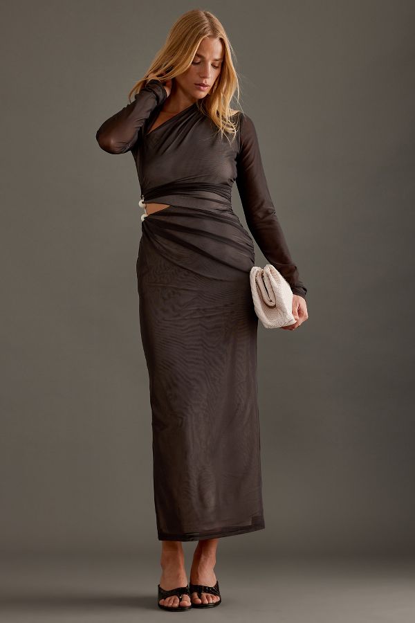 Slide View: 6: Robe midi en maille Nina Significant Other