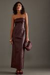 Thumbnail View 1: 4th & Reckless Karina Robe Bandeau Maxi en Simili-Cuir