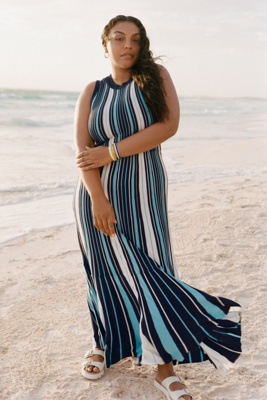 anthropologie layered sweater maxi dress