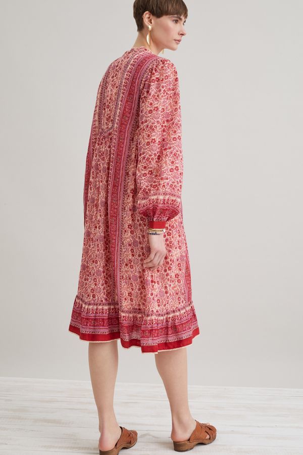 M.A.B.E - Gracie Emb Midi Dress - Multi