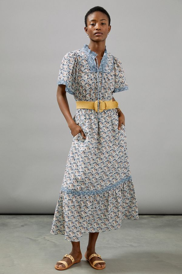 Othilia Titania Flounced Maxi Dress | Anthropologie UK