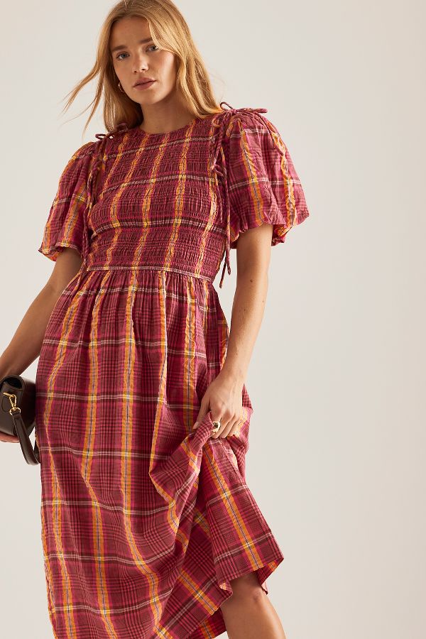 Vista de diapositivas: 4: Vestido Midi Becca Damson Madder