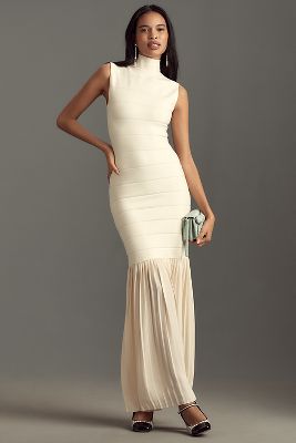 BLITHE Fitted Twofer Maxi Dress