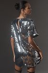 Vista en miniatura 3: Maeve Short-Sleeve Sequin Swing Mini Dress