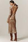 Thumbnail View 2: Bardot Verona Long-Sleeve Sequin Slim Midi Dress