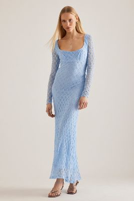 Vestito Midi in Mesh Bardot Adoni