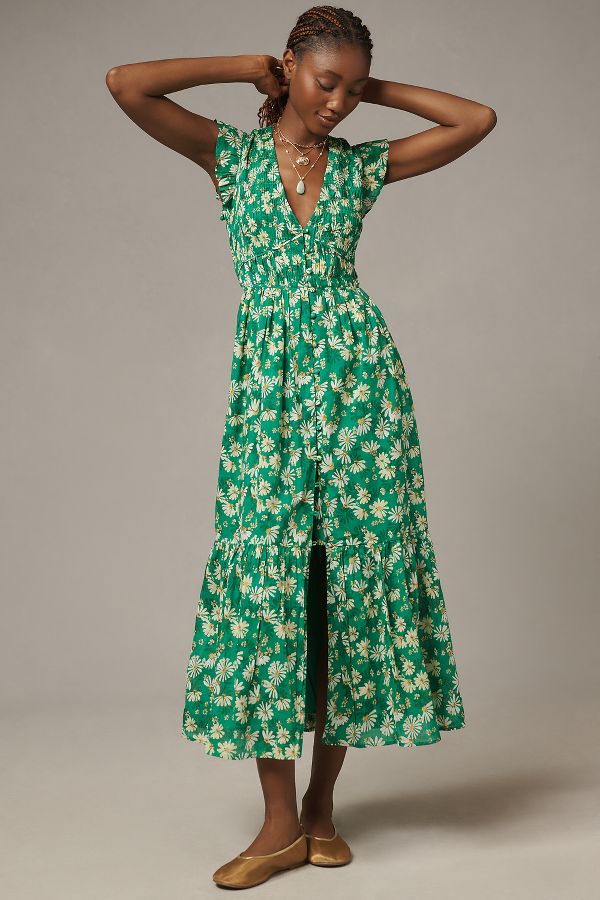 Slide View: 1: The Peregrine Midi Dress