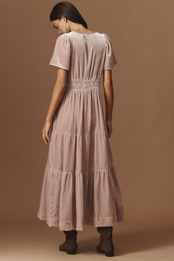 Slide View: 3: The Somerset Maxi Dress: Velvet Edition