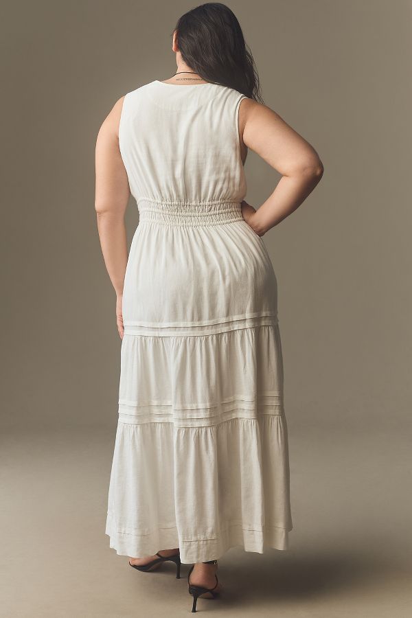 Slide View: 6: The Somerset Maxi Dress: Linen Ties Edition