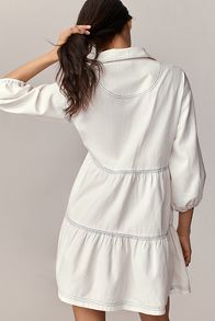 Slide View: 2: The Bettina Tiered Shirt Dress by Maeve: Mini Edition