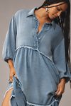 Thumbnail View 8: The Bettina Tiered Shirt Dress by Maeve: Denim Edition