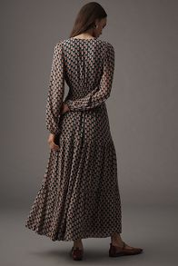 Slide View: 2: The Somerset Maxi Dress: Long-Sleeve Chiffon Edition