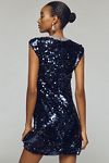 Thumbnail View 3: By Anthropologie Sleeveless V-Neck Sequin Mini Dress