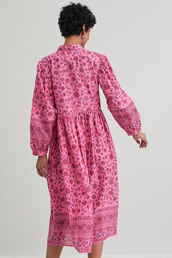 Dilli Grey Bianca Print Midi Dress | Anthropologie UK