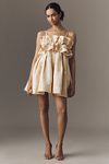 Thumbnail View 3: Aureta Strapless Drama Ruffle Mini Dress