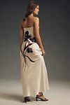 Thumbnail View 2: The Fleur Strapless Satin Maxi Slip Dress