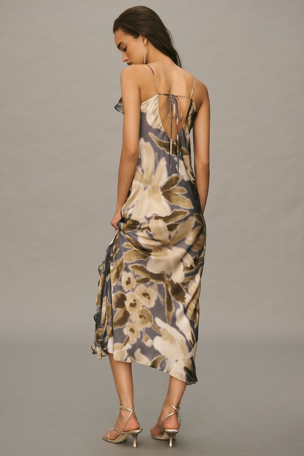 Slide View: 2: By Anthropologie Sleeveless Ruffled Maxi Dress