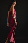 Thumbnail View 4: Halter Satin Maxi Slip Dress