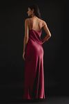 Thumbnail View 2: Halter Satin Maxi Slip Dress