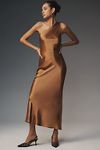 Thumbnail View 3: By Anthropologie One-Shoulder Slim Maxi Dress