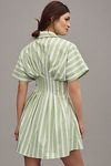 Thumbnail View 3: The Tobie Button-Front Pleated Shirt Dress by Exquise: Mini Edition