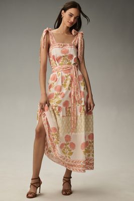 Sue Sartor Tie-Shoulder Sundress