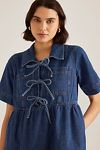 Thumbnail View 3: ALIGNE Effy Tie-Front Denim Midi Dress