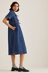 Thumbnail View 5: ALIGNE Effy Tie-Front Denim Midi Dress