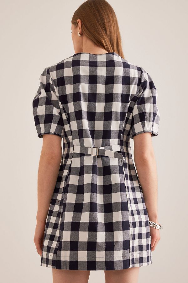 Slide View: 2: ALIGNE Aurelia Check Mini Dress