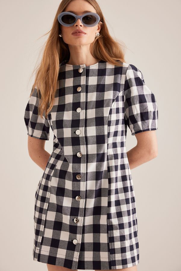 Slide View: 3: ALIGNE Aurelia Check Mini Dress