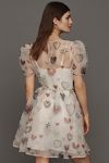 Thumbnail View 3: Farm Rio x Anthropologie Semi-Sheer Puff-Sleeve Dress