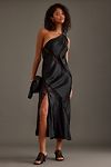 Thumbnail View 1: Samsoe Samsoe Salacy One-Shoulder Satin Midi Dress