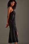 Thumbnail View 6: Samsoe Samsoe Salacy One-Shoulder Satin Midi Dress