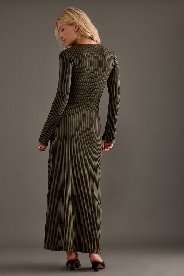 Slide View: 2: Samsoe Samsoe Sacrane Rib Knit Maxi Dress