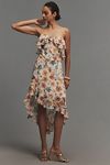 Thumbnail View 1: By Anthropologie Sleeveless Asymmetric Ruffled Midi Dress