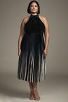 Thumbnail View 4: By Anthropologie Pleated Halter Midi Dress