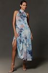 Thumbnail View 1: By Anthropologie Sleeveless Halter A-Line Midi Dress