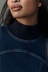 Thumbnail View 3: Pilcro Mock-Neck Denim Mini Dress