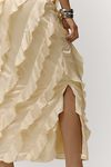 Thumbnail View 4: By Anthropologie Bias-Cut Ruffled Midi Dress