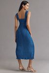 Thumbnail View 2: By Anthropologie Pleated Satin Midi Dress