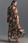 Thumbnail View 7: The Somerset Maxi Dress: Long-Sleeve Mock-Neck Chiffon Edition