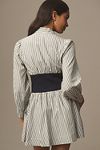 Thumbnail View 2: The Tommie Smocked Front-Zip Shirt Dress: Long-Sleeve Mini Edition