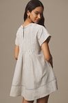 Thumbnail View 2: Pilcro Short-Sleeve Denim Mini Swing Dress