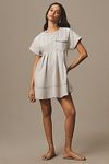 Thumbnail View 3: Pilcro Short-Sleeve Denim Mini Swing Dress