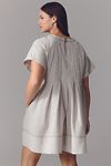 Thumbnail View 6: Pilcro Short-Sleeve Denim Mini Swing Dress