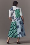 Thumbnail View 5: Maeve Mixed-Print Buttondown Dress