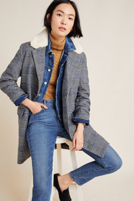 levi's plaid coat